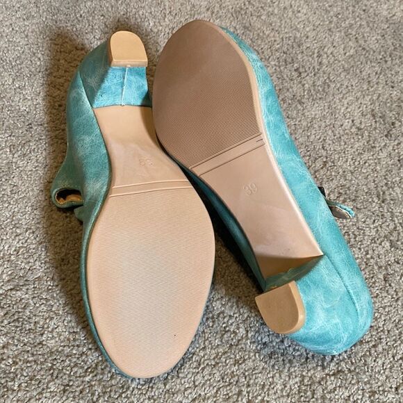 Women’s Shoes Bows Round Toe Mary Jane Low Heel Size 39 (8-8.5 US) NEW - Picture 6 of 12